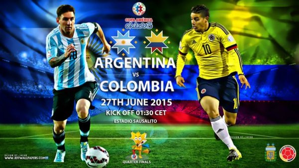 Видео обзор Аргентина - Колумбия (27.06.2015)