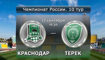 Видео обзор матча Краснодар - Терек (27.09.2015)