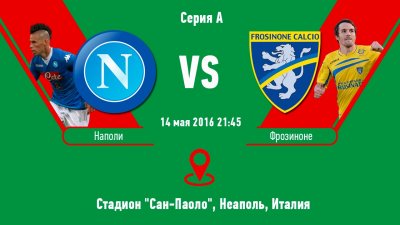 Видео обзор матча Наполи - Фрозиноне (14.05.2016)