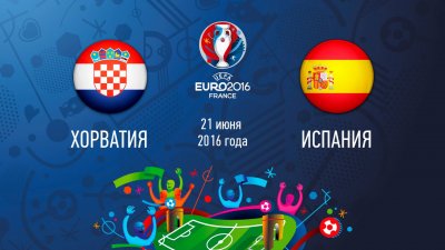 Видео обзор матча Хорватия - Испания (21.06.2016)