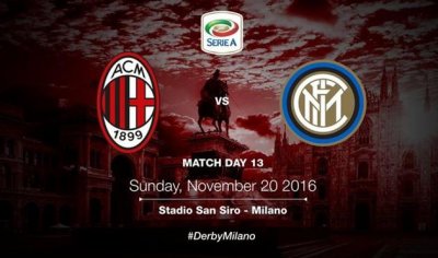 Видео обзор матча Милан - Интер (20.11.2016)