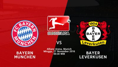 Видео обзор матча Бавария - Байер (26.11.2016)