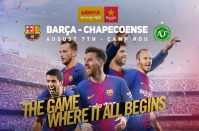 Видео обзор матча Барселона – Шапекоэнсе (07.08.2017)