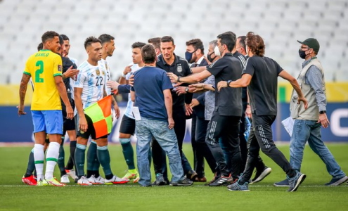 ФИФА открыла дисциплинарное дело после срыва матча Бразилия - Аргентина