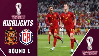 Видео обзор матча Испания - Коста-Рика (23.11.2022)