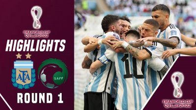 Видео обзор матча Аргентина - Саудовская Аравия (22.11.2022)